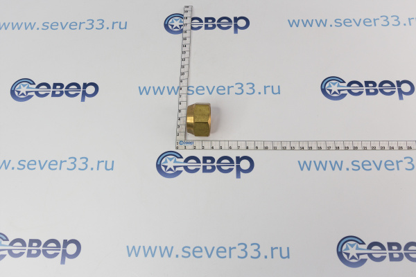 Гайка латунная 78 точеная_2