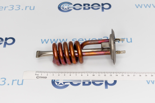 Нагрев. элемент ИТА RF64 2,0 кВт.(медн.) под раъём, 138мм_1e