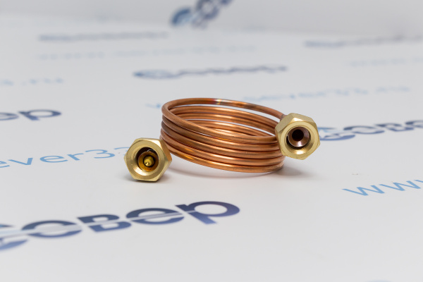 Капиллярная трубка СТN-90 с гайками и депрессором 900 мм_3ed