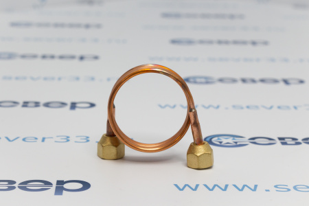 Капиллярная трубка СТN-90 с гайками и депрессором 900 мм  | Продажа, монтаж и обслуживание холодильного оборудования | Север33