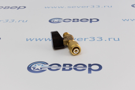 Переходник с R410 на R410 прямой с краном Value | Продажа, монтаж и обслуживание холодильного оборудования | Север33