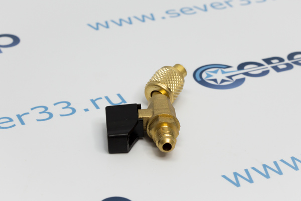 Переходник с R22 на R410 угловой с краном Value_4ed