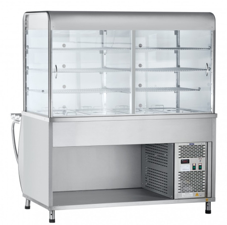 Прилавок-витрина для холодных закусок Abat ПВВ(Н)-70М-С-НШ | Продажа, монтаж и обслуживание холодильного оборудования | Север33