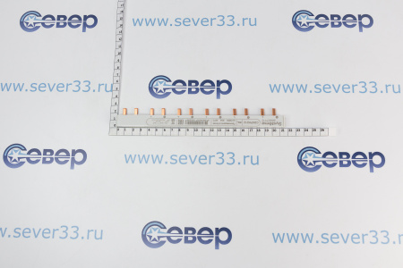 Шина соединительная 2ф 63А 12 модулей 21см | Продажа, монтаж и обслуживание холодильного оборудования | Север33