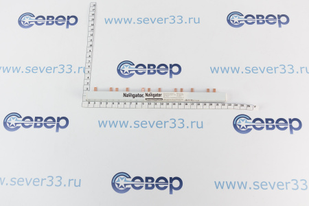 Шина соединительная 3ф 63А 12 модулей (22 см) штырь | Продажа, монтаж и обслуживание холодильного оборудования | Север33