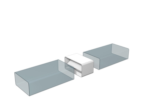 612СКПО, Соединитель с обратным клапаном пластик, 60х120_0
