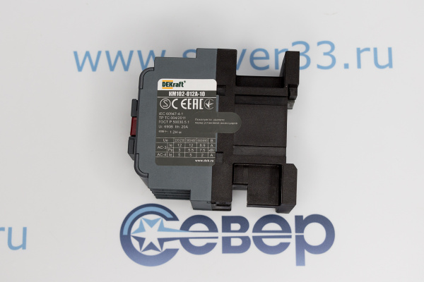Контактор DEKraft 12A 1НО KM-102_1e