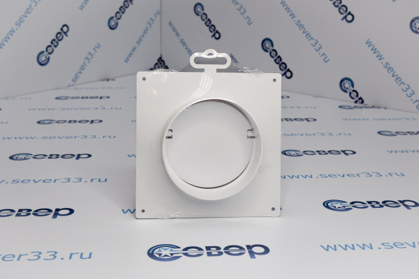 10SKNPO, Соединитель круглых каналов с накладной пластиной и обратным клапаном, D100_2