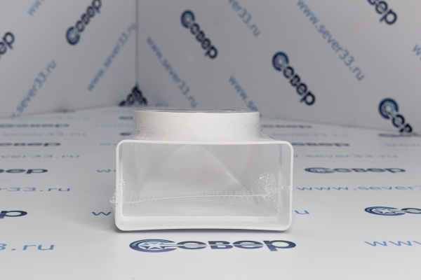 612СК10ФП, Соединитель угловой 90° пластик, плоского воздуховода с фланцевыми воздухораспределителям_1