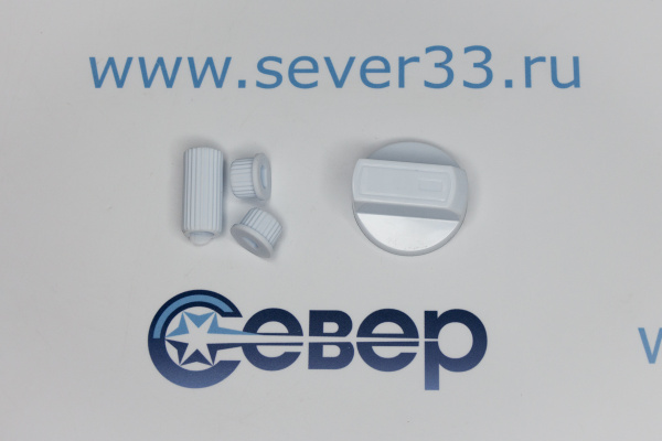 Ручка газового крана универсальная, белая_3