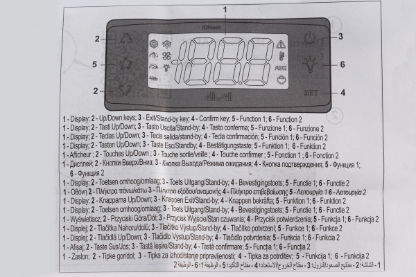 Контроллер Eliwell IDNext 974 PLUS (2 пластик. датчика)_