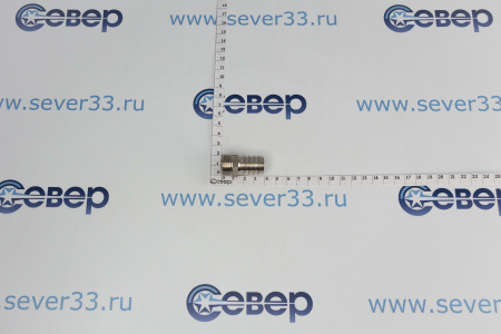 Штуцер для шланга, латунь, наружная резьба 18х1/2", индивидуальная упаковка, никель, RTP | Продажа, монтаж и обслуживание холодильного оборудования | Север33