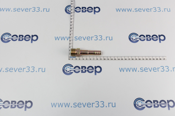 Фитинг 13мм №10х180˚ O-ring с наружной резьбой (58”; Резьба 78” 14 UNF)_2