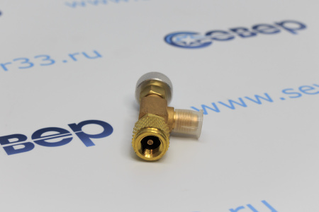 Вентиль с нажимом на ниппель FC-34 (HC-1222) 1/4" / 1/4"SAE | Продажа, монтаж и обслуживание холодильного оборудования | Север33