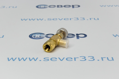 Вентиль с нажимом на ниппель FC-34 (HC-1222) 1/4" / 1/4"SAE | Продажа, монтаж и обслуживание холодильного оборудования | Север33