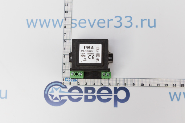 Трансформатор понижающий 230VAC12VAC, мощность 5.6VA_4