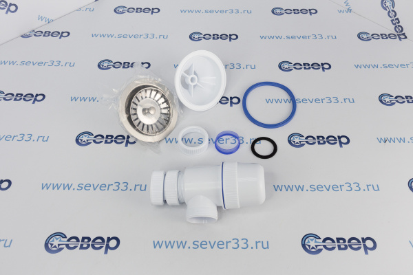 Сифин ЭЛИТ с нержавеющей чашкой 114 мм (140) ВИРПЛАСТ_4