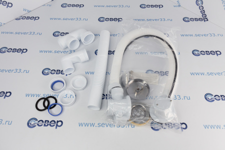 Сифон для ванн "Универсал" с автомат. сливом и переливом 600 мм (1/20) "ВИРПЛАСТ" | Продажа, монтаж и обслуживание холодильного оборудования | Север33