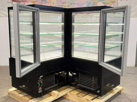 Холодильная витрина Glacier Белла XL угловая (+2…+8 ºС) | Продажа, монтаж и обслуживание холодильного оборудования | Север33