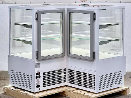 Холодильная витрина Glacier Белла XL угловая (+2…+8 ºС) | Продажа, монтаж и обслуживание холодильного оборудования | Север33