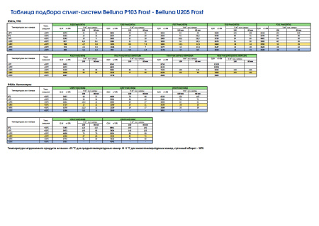 Сплит-система Belluna P207 Frost (R507) с зимним комплектом (-25...+5°C) On/Off | Продажа, монтаж и обслуживание холодильного оборудования | Север33