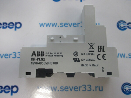 Цоколь логический CR-PLSх для реле CR-P | Продажа, монтаж и обслуживание холодильного оборудования | Север33