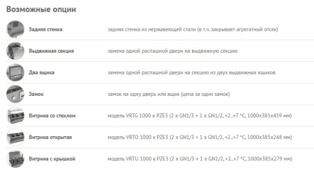 Стол охлаждаемый для пиццы HICOLD PZ2-1/GN стекло, бок, 1 дверь, (+2...+10°С) | Продажа, монтаж и обслуживание холодильного оборудования | Север33