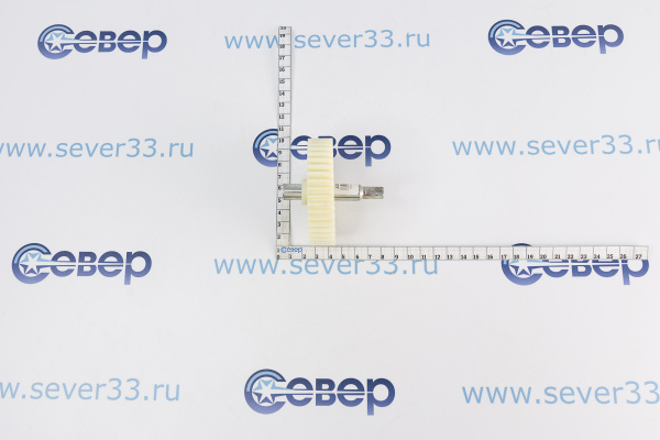 Шестерня мясорубки PANASONICPOLARIS с металлическим валом, Д-78мм (Прямые зубья)_3