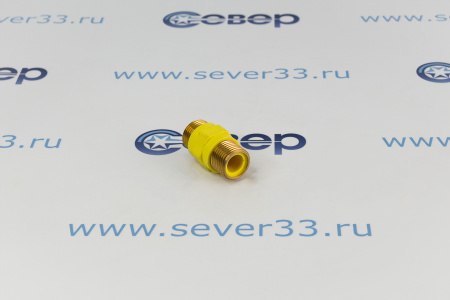 Муфта диэлектрическая ДУ-15 (1/2" нар/нар) латунь | Продажа, монтаж и обслуживание холодильного оборудования | Север33