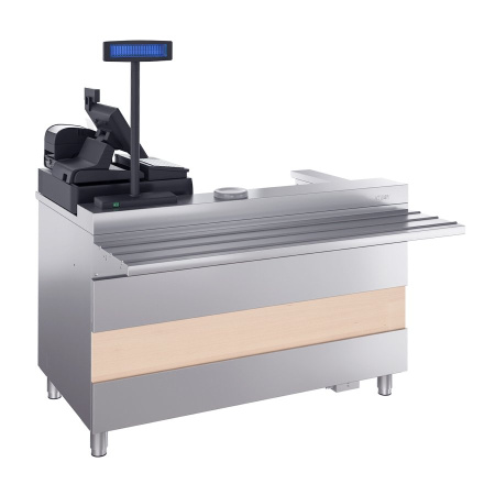 Кассовый стол с подлокотником Атеси КСП-1200-02 | Продажа, монтаж и обслуживание холодильного оборудования | Север33