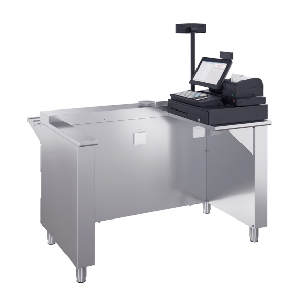 Кассовый стол с подлокотником Атеси КСП-1200-02