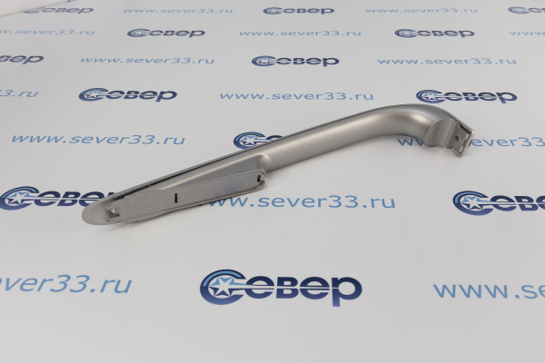 Ручка в сборе Атлант 17 серии верхняя 045 серебристая_3