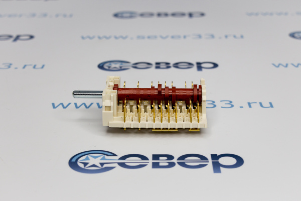 Переключатель духовки Dreefs 11HE242, 10-поз., шток-29mm, зам. Hansa-8061791,8050826 COK301AA CU6648_3