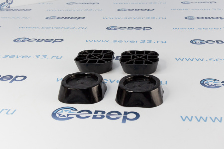 Антивибрационные подставки Ozone CMA-11W, черные квадратные | Продажа, монтаж и обслуживание холодильного оборудования | Север33