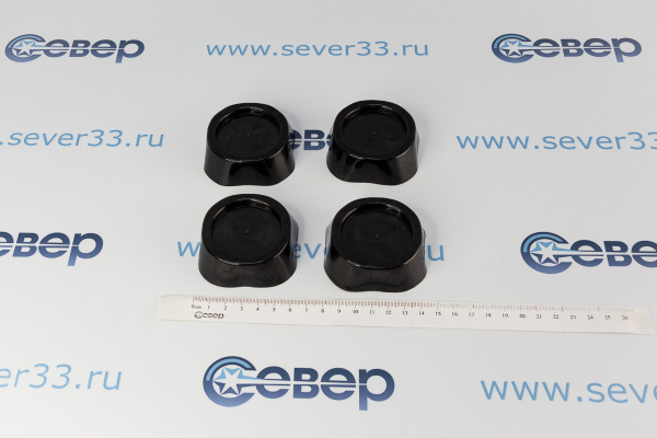 Антивибрационные подставки Ozone CMA-11W, черные квадратные_4