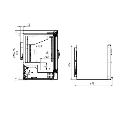 Шкаф морозильный Polair DB102-S (-18...-21 °C) | Продажа, монтаж и обслуживание холодильного оборудования | Север33