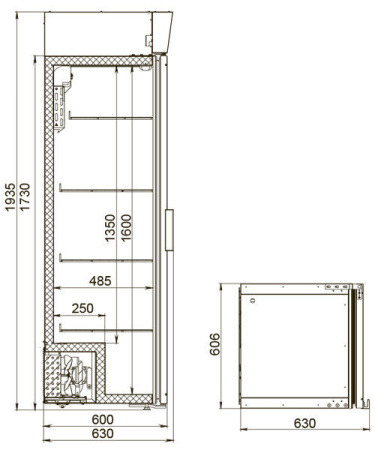 Шкаф холодильный Polair DM104c-Bravo (+1...+10°C) | Продажа, монтаж и обслуживание холодильного оборудования | Север33