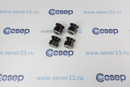 Ручки плиты универсальные (черные с серой каймой, 4 шт) | Продажа, монтаж и обслуживание холодильного оборудования | Север33