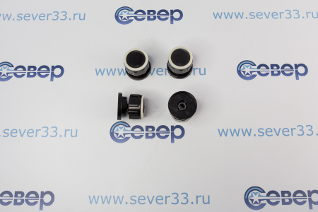 Ручки плиты универсальные (черные с серой каймой, 4 шт) | Продажа, монтаж и обслуживание холодильного оборудования | Север33