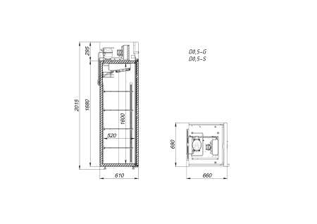 Шкаф холодильный Arkto V0.5-SD краш. (-5...+5°C) | Продажа, монтаж и обслуживание холодильного оборудования | Север33