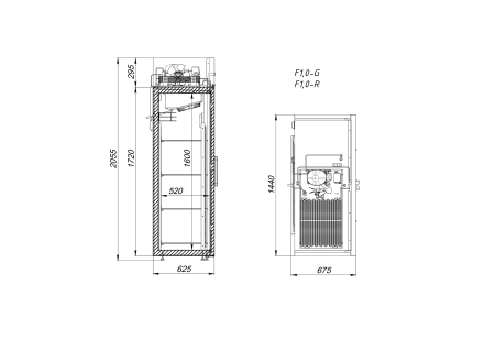 Шкаф холодильный Arkto F1.0-S краш. (до -18°C) | Продажа, монтаж и обслуживание холодильного оборудования | Север33