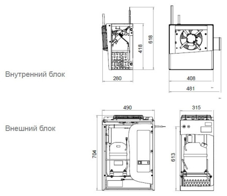 Сплит-система Polair Standard SM115S (-5...+10°C) | Продажа, монтаж и обслуживание холодильного оборудования | Север33
