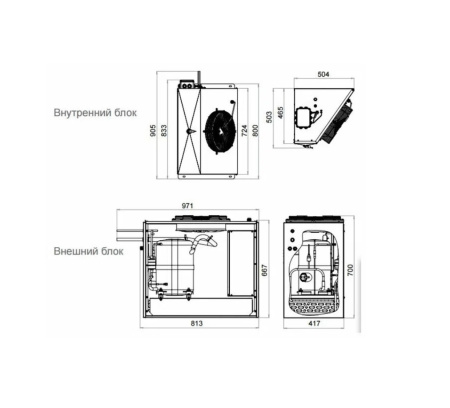 Сплит-система Polair Standard SB328S (-25...-15°C) | Продажа, монтаж и обслуживание холодильного оборудования | Север33