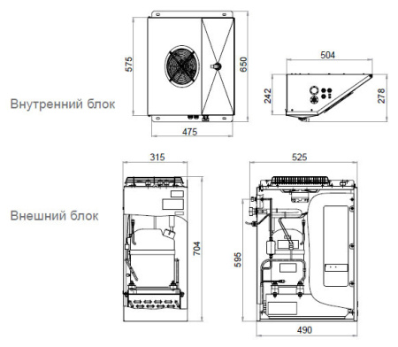 Сплит-система Polair Professionale SM109P (-5...+10°C) | Продажа, монтаж и обслуживание холодильного оборудования | Север33