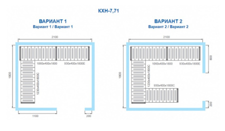 Камера холодильная POLAIR Standard КХН-7,71 (2260x1960x2200) | Продажа, монтаж и обслуживание холодильного оборудования | Север33