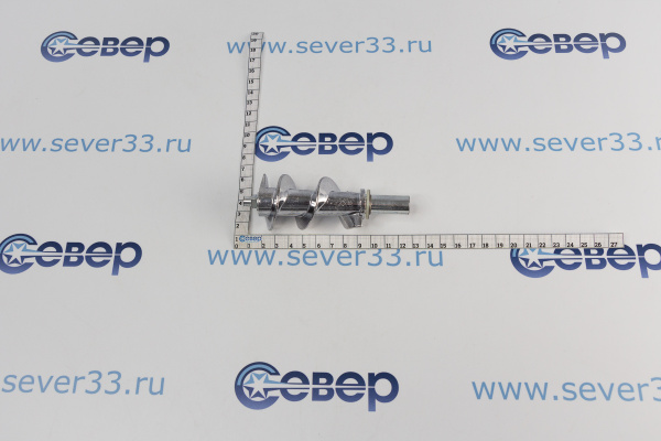 Шнек мясорубки Polaris L 120mm, D-45 (171.72)_3