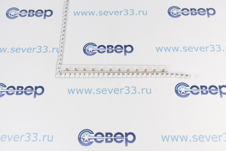 Шина соединительная 1ф 63А 12 модулей 22 см | Продажа, монтаж и обслуживание холодильного оборудования | Север33