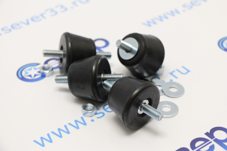 Антивибрационные опоры S1-45(4шт. черн..) | Продажа, монтаж и обслуживание холодильного оборудования | Север33