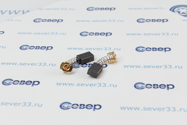 Электроугольная щетка (2шт), Мakita (СВ 105), перфоратор, 6x10x14,5мм, с отстрелом (615)_3