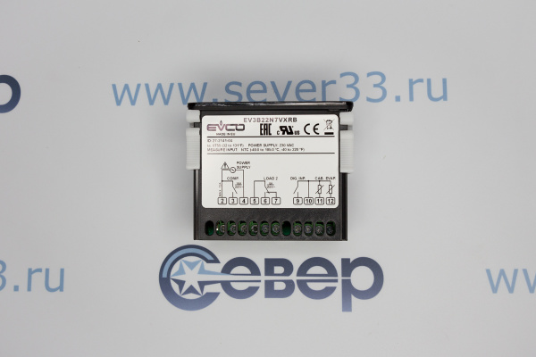 Контроллер EVCO EV3B22N7(2 датч.) без датч._2e